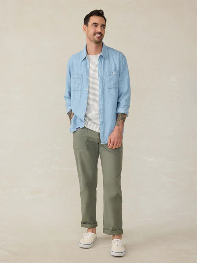 Tried & True Chambray Workshirt - Vintage Indigo